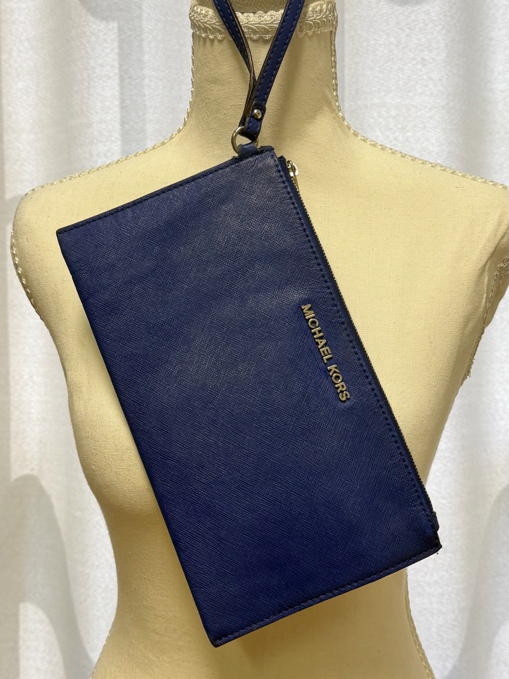 Michael Kors Royal Blue Wristlet
